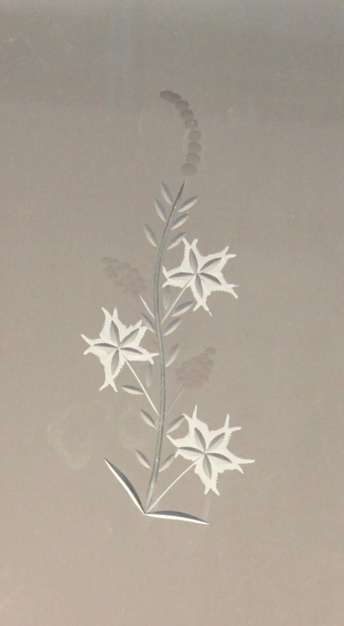 Foto 1 VÃ­drio de talla artesanal TALLA 105