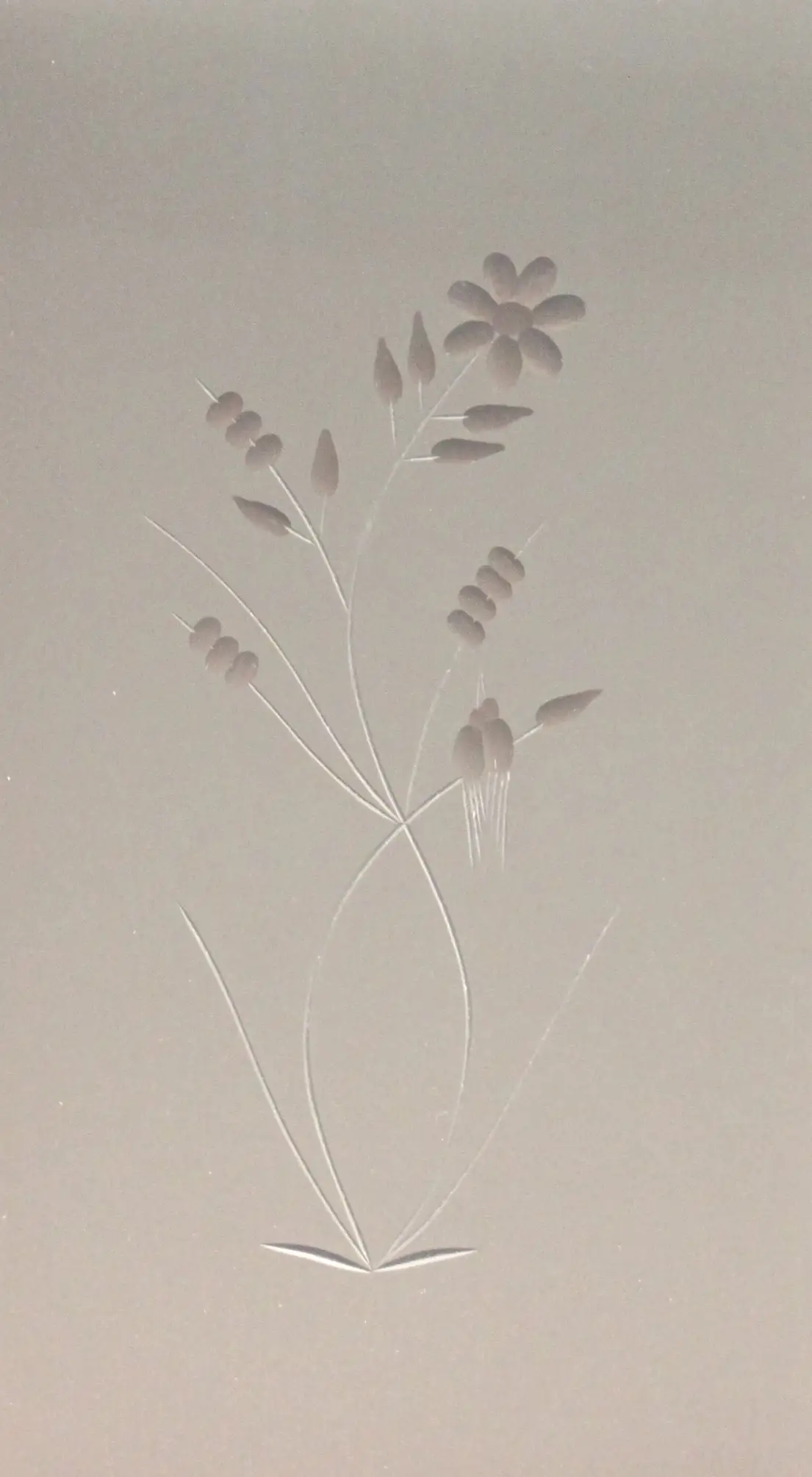 Foto 1 VÃ­drio de talla artesanal TALLA 119